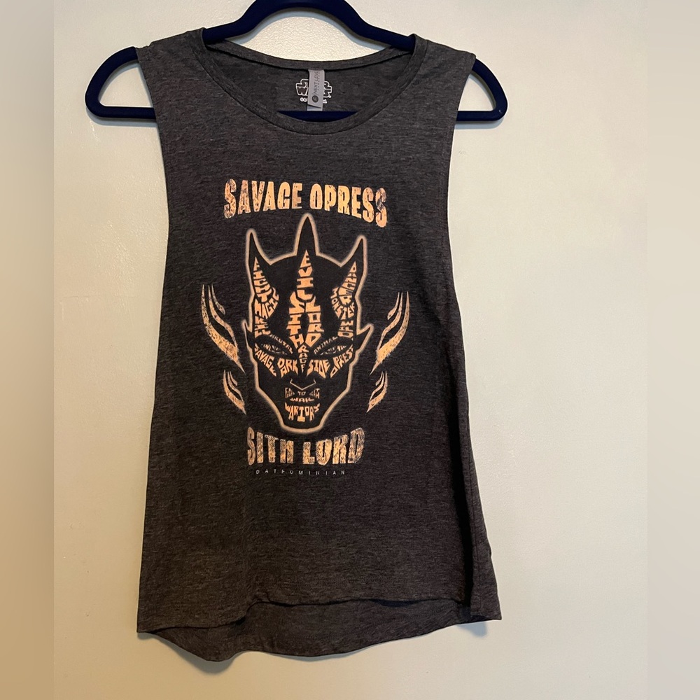Next Level Productions Star Wars Sith Lord Layering Tank top - size Small